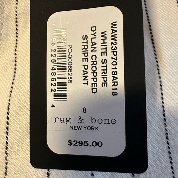 Worn once, Rag & Bone Dylan Pants, size 8 but fit like size 6. - Picture 8 of 10